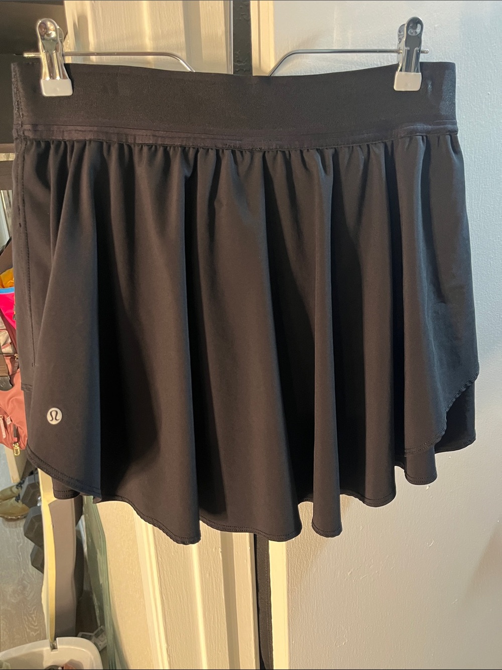 lululemon athletica Black Circle Skater Athletic Skirt